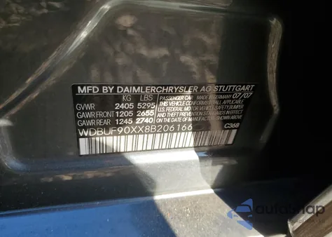 2008 Mercedes-Benz E 550 4Matic из США, поврежденный, VIN WDBUF90XX8B206166